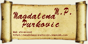 Magdalena Purković vizit kartica